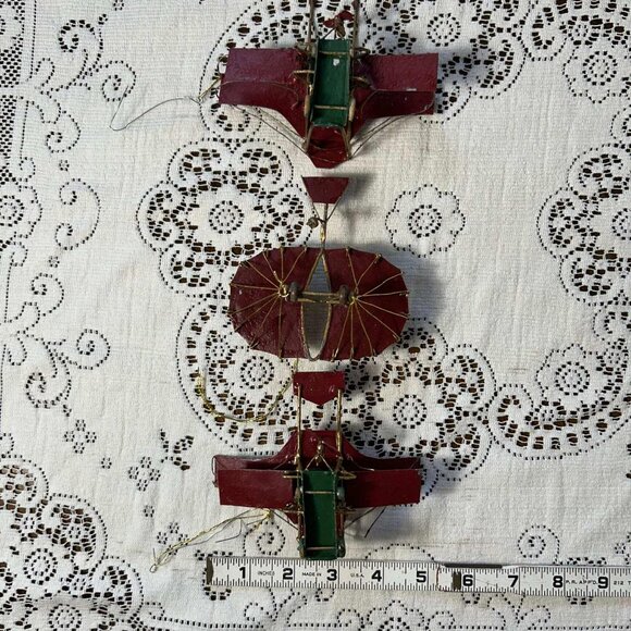 Vintage Christmas flying machine ornaments - Picture 10 of 10